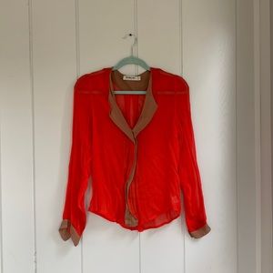 Fun anthropologie blouse